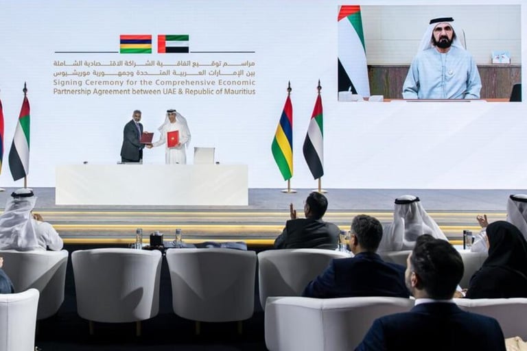 UAE, Mauritius sign CEPA to boost trade, investment