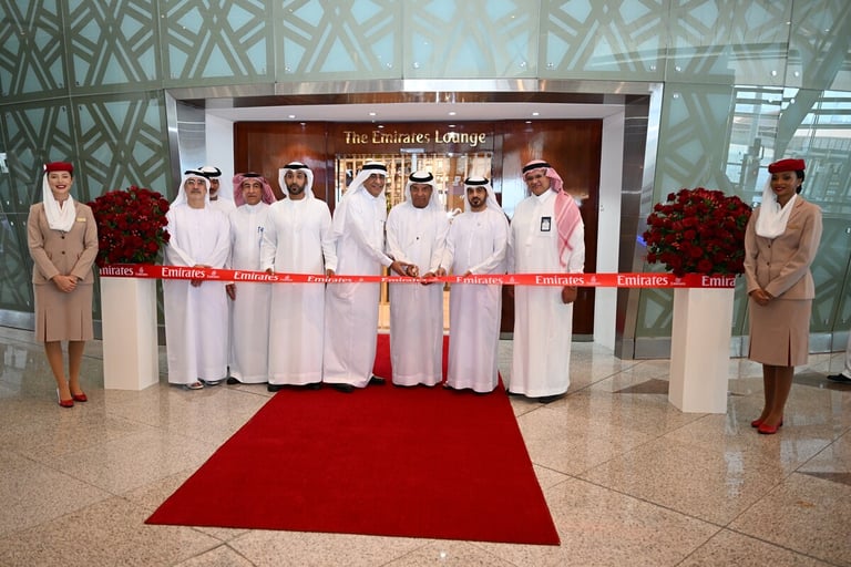 Emirates inaugurates $5.4 million lounge at Jeddah's King Abdulaziz International Airport