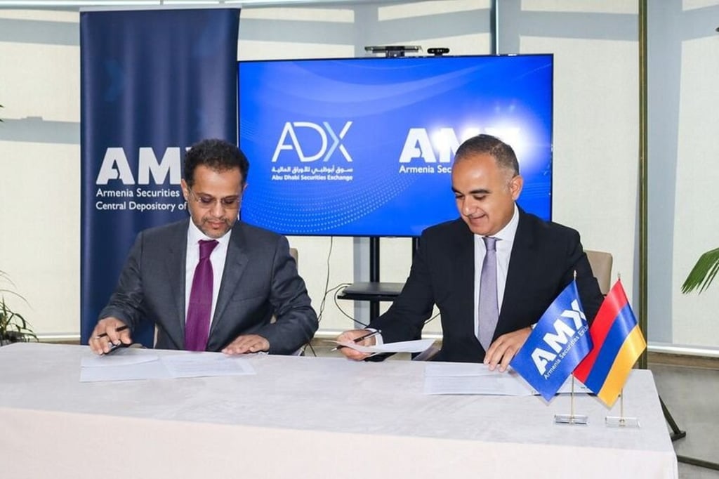 Abu Dhabi’s ADX, Armenia Securities Exchange partner to promote market development, innovation