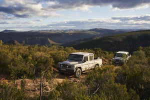 Taking the INEOS Quartermaster for a drive across Africa's mountains and rivers