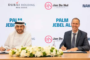 Nakheel awards $220.54 million contract for marine works at Palm Jebel Ali to Jan De Nul Dredging