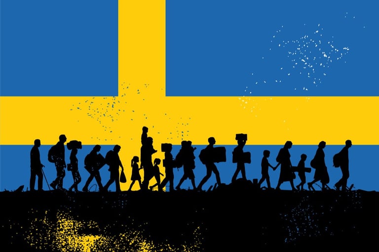 Sweden breaks 50-year trend, transforms from welcoming haven to net emigration as asylum-seeker arrivals hit historic low