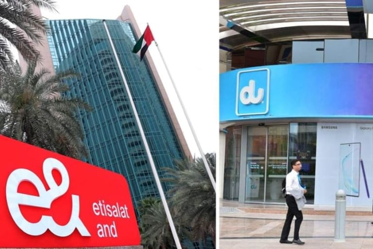 e& and du paid $963.78 million in federal royalty to UAE government in H1 2024