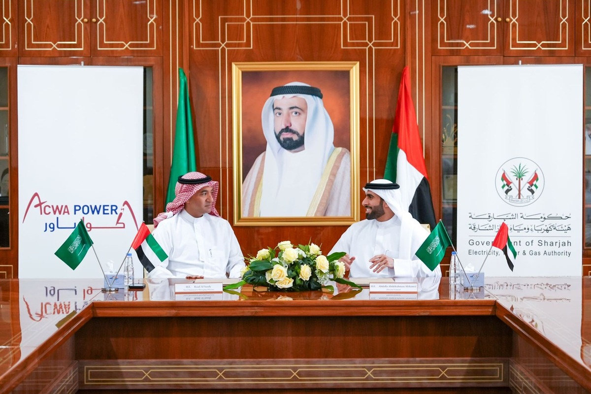 Sharjah’s SEWA inks water project deal with Saudi Arabia’s ACWA Power