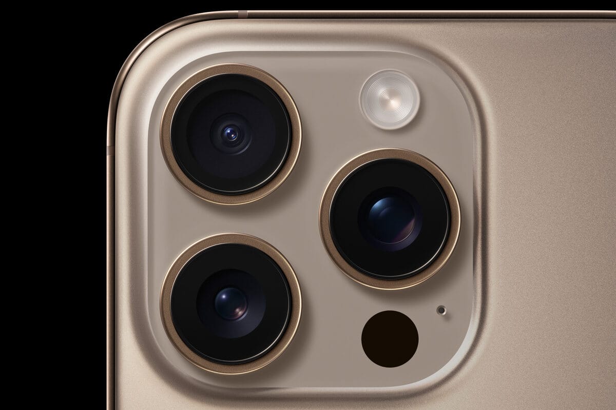 The iPhone 16 Pro and Pro Max feature a new 48MP fusion camera with a faster quad-pixel sensor that enables 4K120 fps video recording in Dolby Vision.