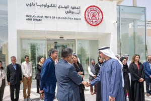 Sheikh Khaled attends inauguration of IIT-Delhi Abu Dhabi