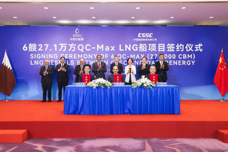 QatarEnergy to build 6 new QC-Max LNG vessels at China’s Hudong-Zhonghua Shipyard