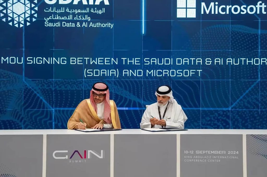 Saudi Arabia’s data, AI authority partners with Microsoft to advance innovation in GenAI