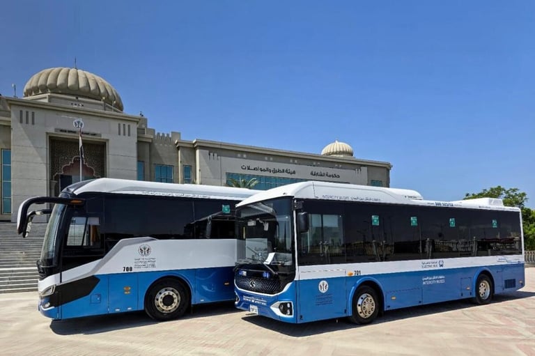 Sharjah operates first phase of electric bus rides