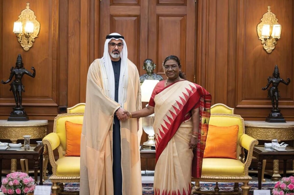 Abu Dhabi Crown Prince in India: Discussing bonds of friendship and cooperative ties with President Murmu