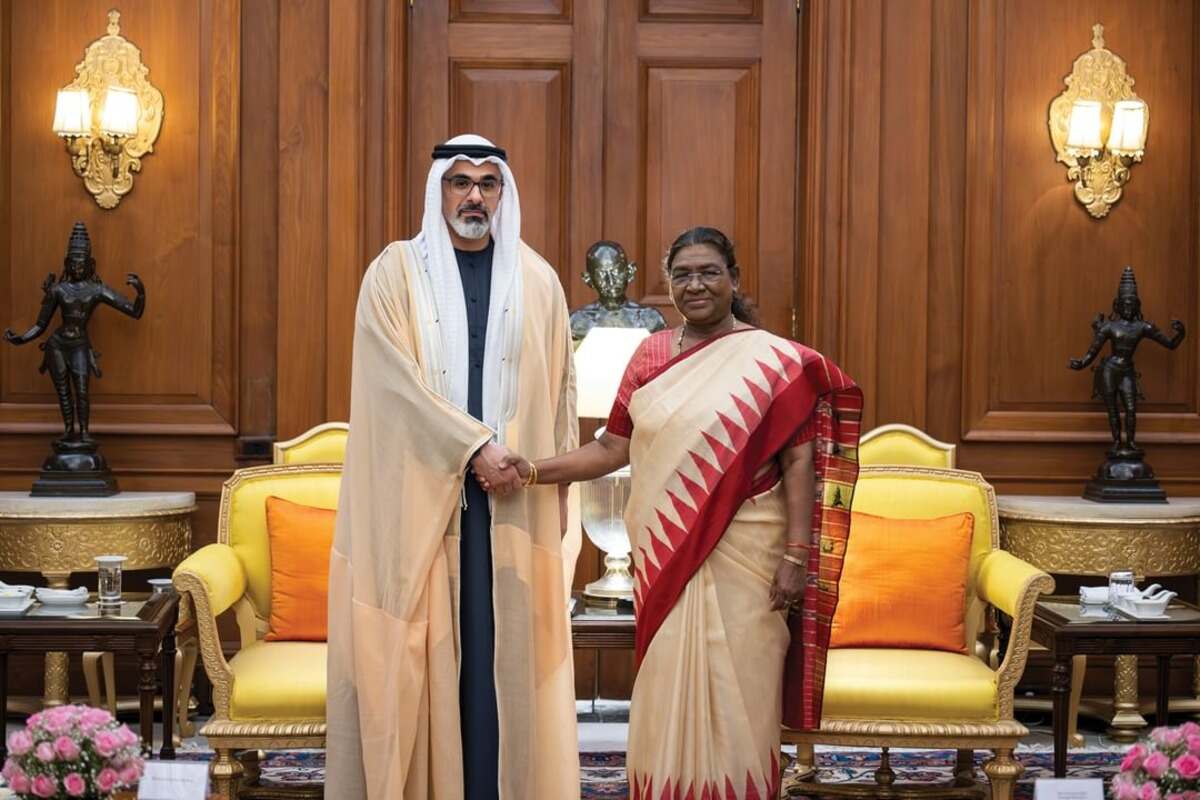 Abu Dhabi Crown Prince in India: Discussing bonds of friendship and cooperative ties with President Murmu