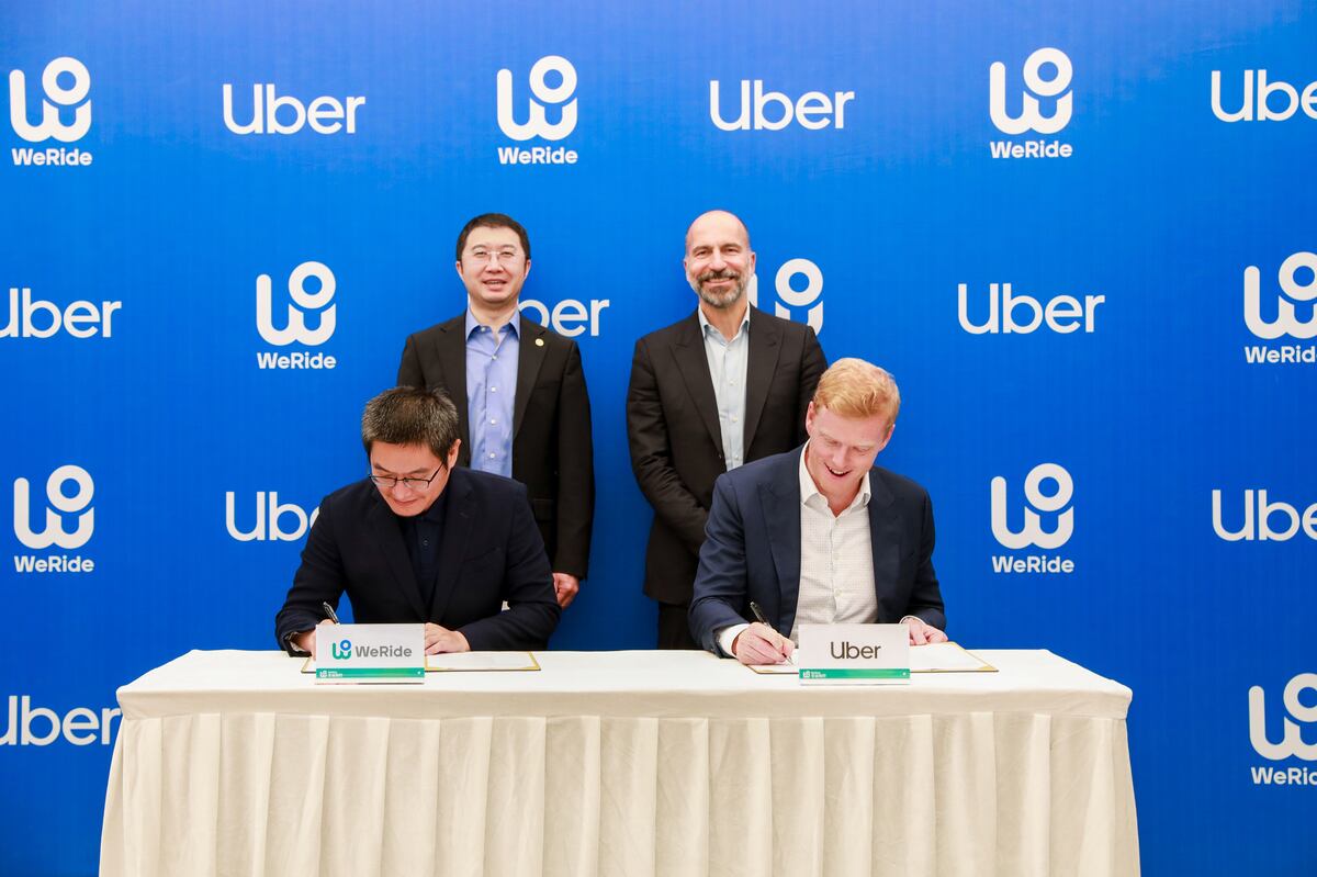 Uber, China’s WeRide partner to bring robotaxi services to UAE