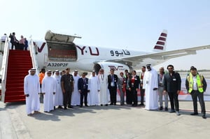 Ras Al Khaimah International Airport welcomes inaugural Fly Vaayu flight from China