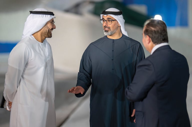 Sheikh Khaled visits Saadiyat Cultural District, reviews latest developments