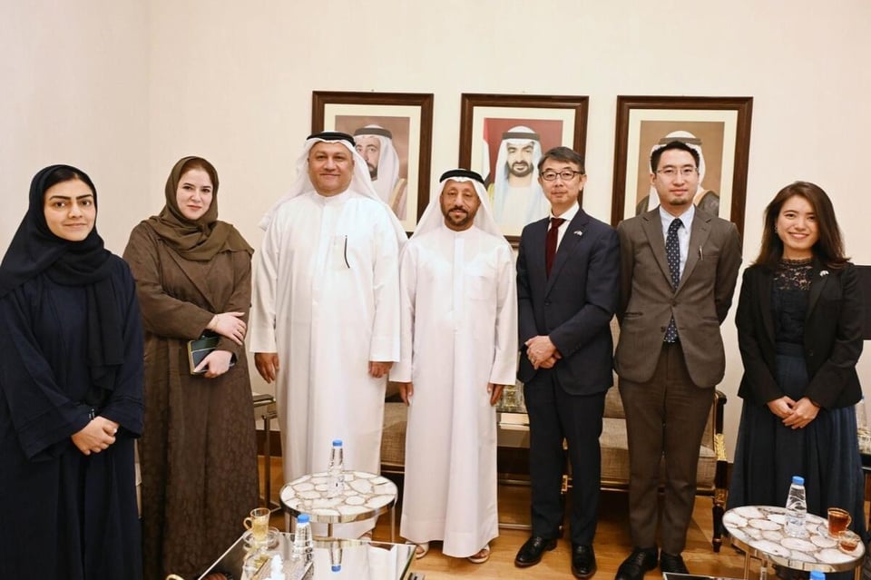 Sharjah Chamber hosts Japanese delegation, discusses enhancing economic cooperation