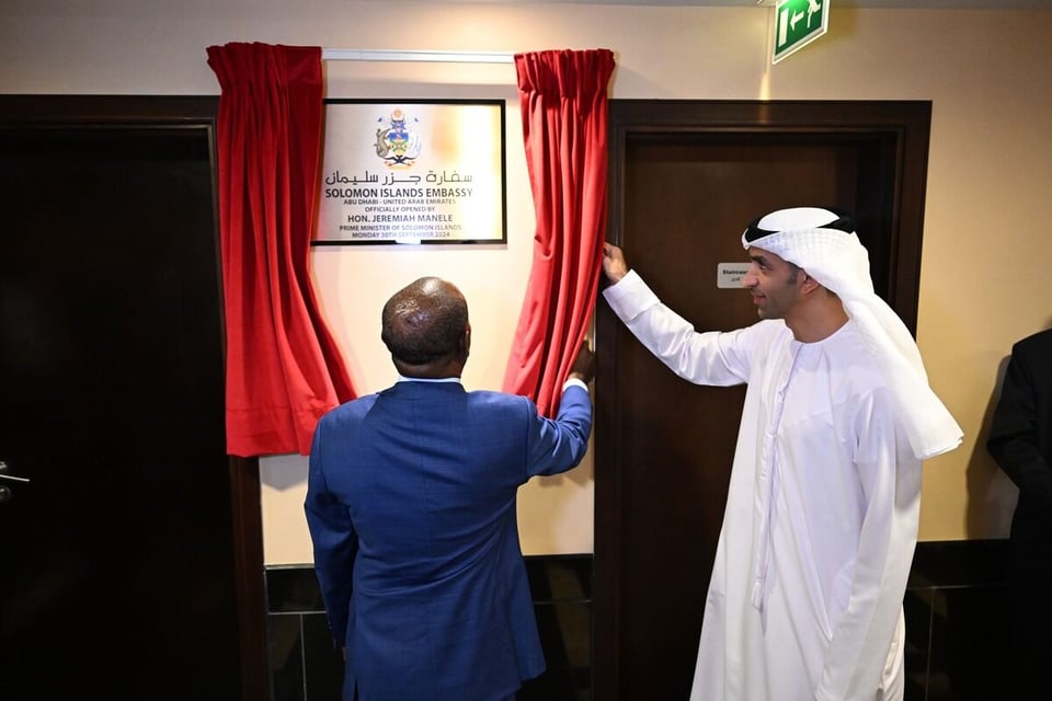 Solomon Islands embassy inaugurated in Abu Dhabi 