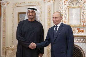 UAE, Russia presidents discuss strategic partnership in key sectors at Moscow meeting