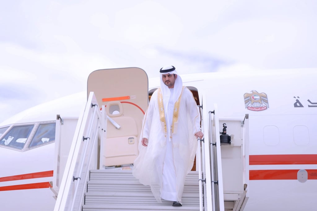 Sheikh Maktoum bin Mohammed arrives in Brussels for inaugural GCC-European Union Summit