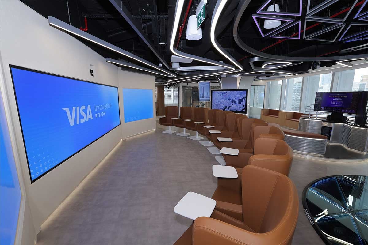 The new Visa innovation center in Riyadh