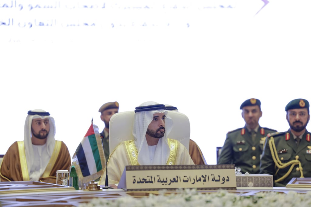 Sheikh Hamdan leads UAE delegation to meeting of GCC Joint Defence Council