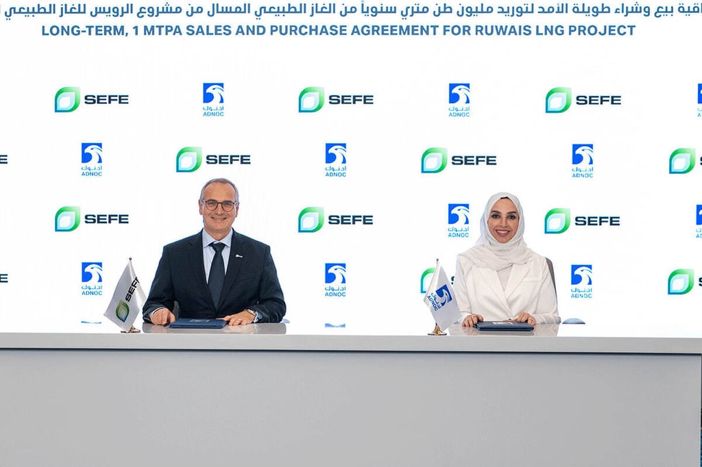 ADNOC, SEFE ink 15-year purchase agreement for Ruwais LNG project