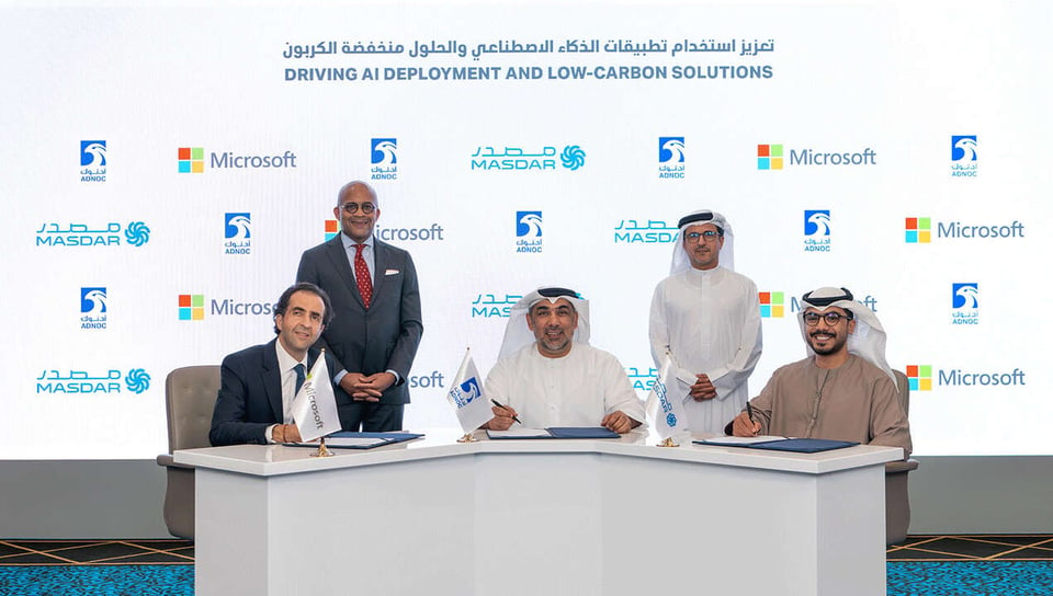 ADIPEC 2024: ADNOC, Masdar, Microsoft partner to drive AI deployment, low-carbon solutions