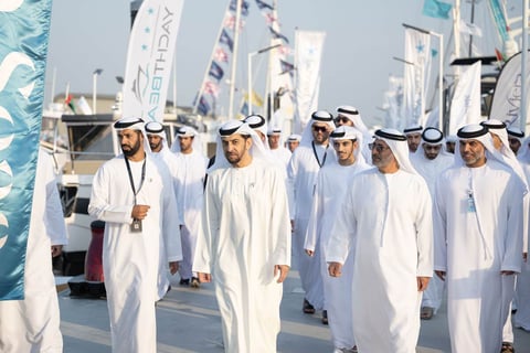 Sheikh Hamdan bin Zayed visits 6th Abu Dhabi International Boat Show