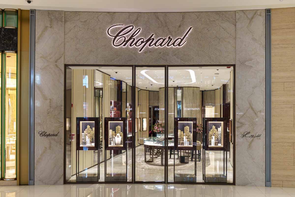 Chopard boutique new facade