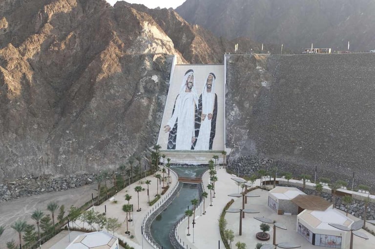 World's largest mosaic artwork 'Zayed and Rashid Mural' unveiled in Hatta