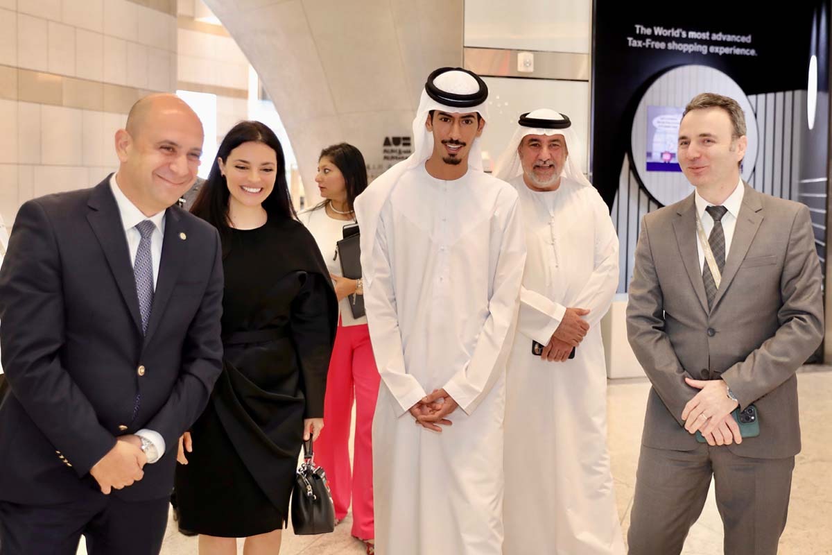 Sheikh Tahnoon Bin Saeed Bin Tahnoon tours PPG facilities at Zayed International Airport