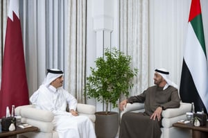 UAE President meets Qatar's Prime Minister to enhance cooperation between nations