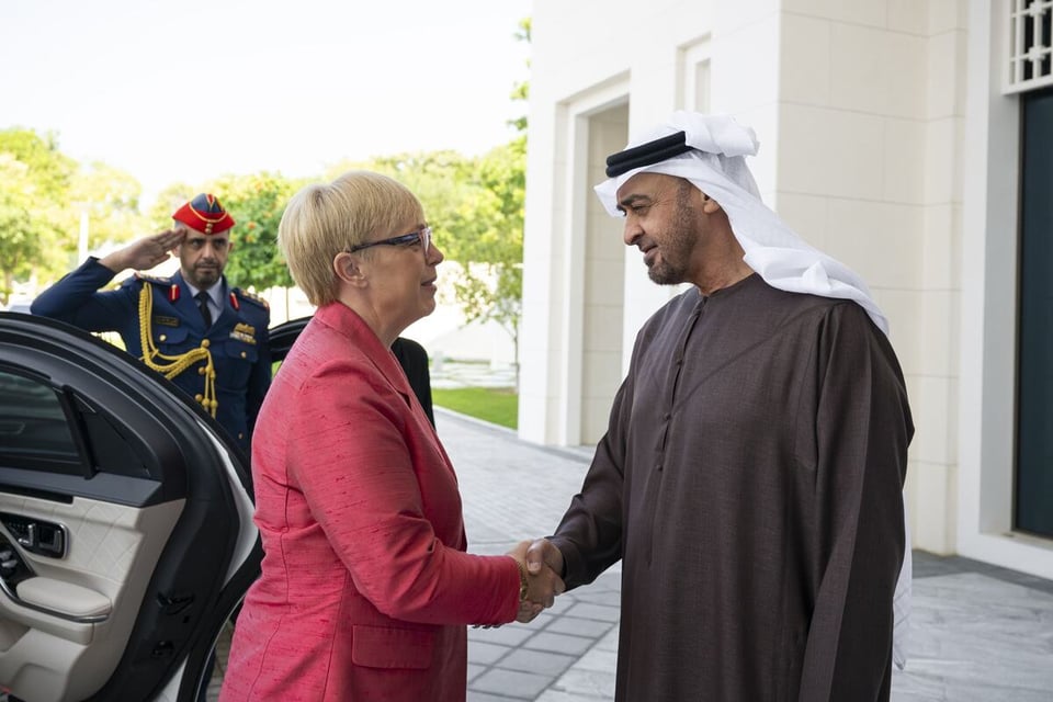 UAE, Slovenia presidents discuss enhancing bilateral cooperation, investments in key sectors