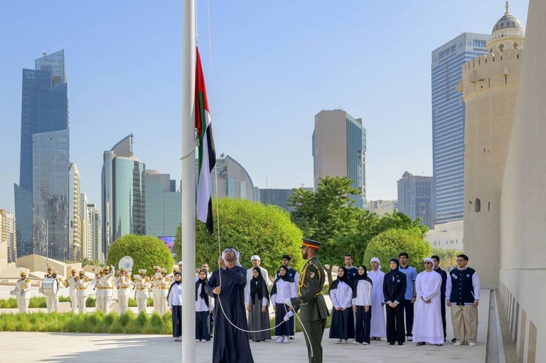 UAE President marks Flag Day at Qasr Al Hosn in Abu Dhabi