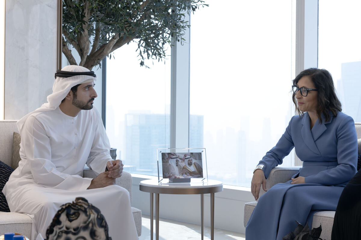 Sheikh Hamdan meets X Corp CEO Linda Yaccarino