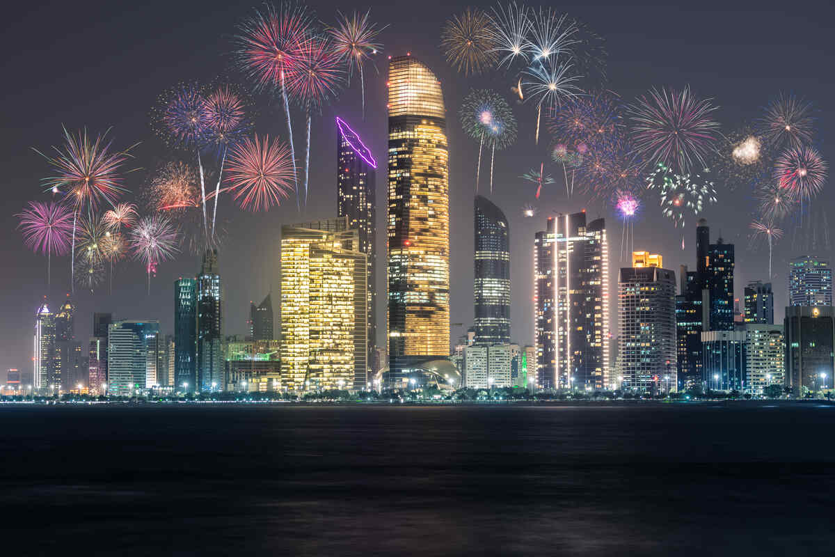 New Year's UAE fireworks