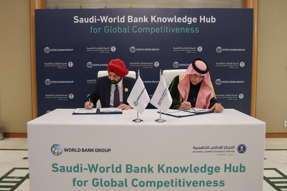 Saudi Arabia, World Bank partner to establish global knowledge hub in Riyadh