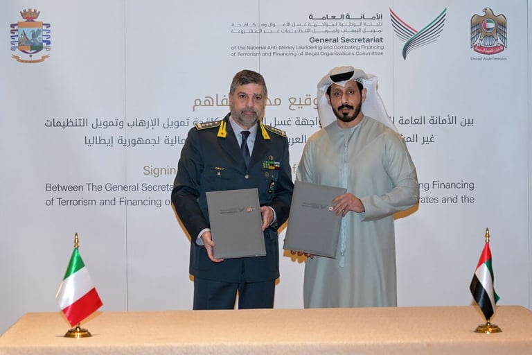 UAE, Italy partner to combat financial and economic crimes