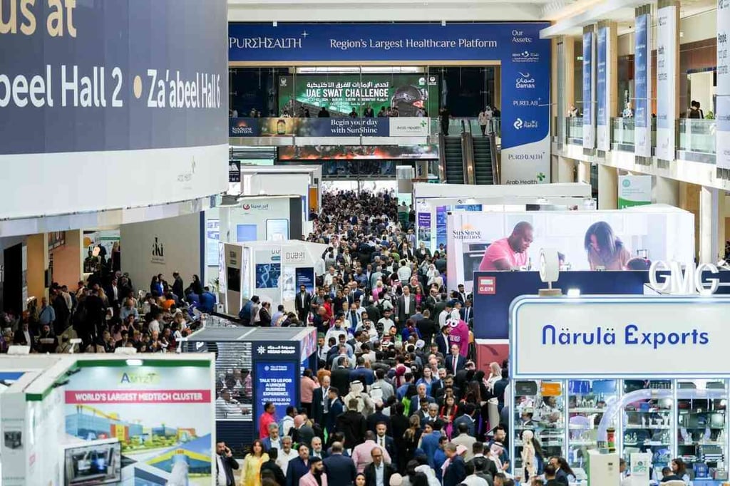 معرض ومؤتمر الصحة العربي يسهم بـ 269.7 مليون دولار في الناتج المحلي الإجمالي لإمارة دبي خلال 2024