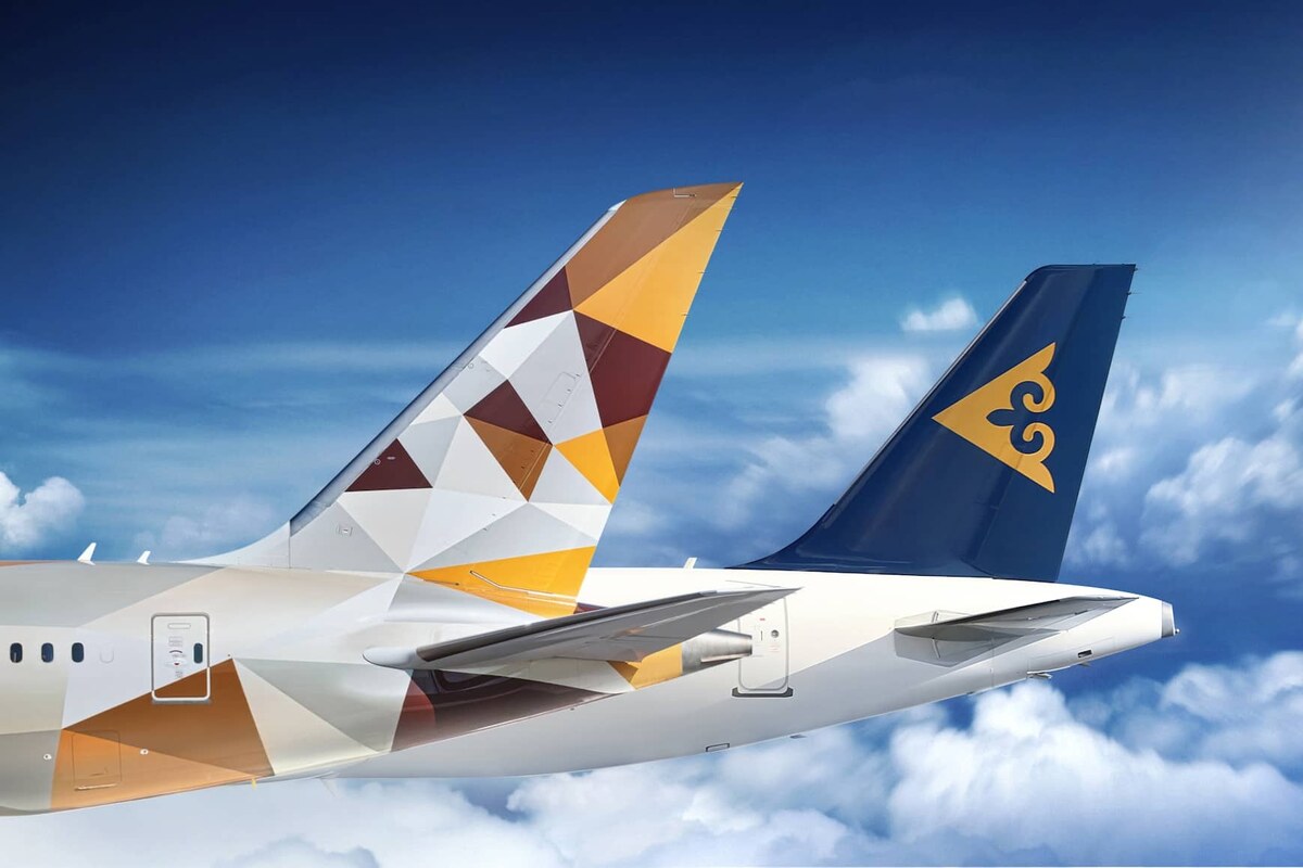 Etihad Airways, Air Astana codeshare comes into effect