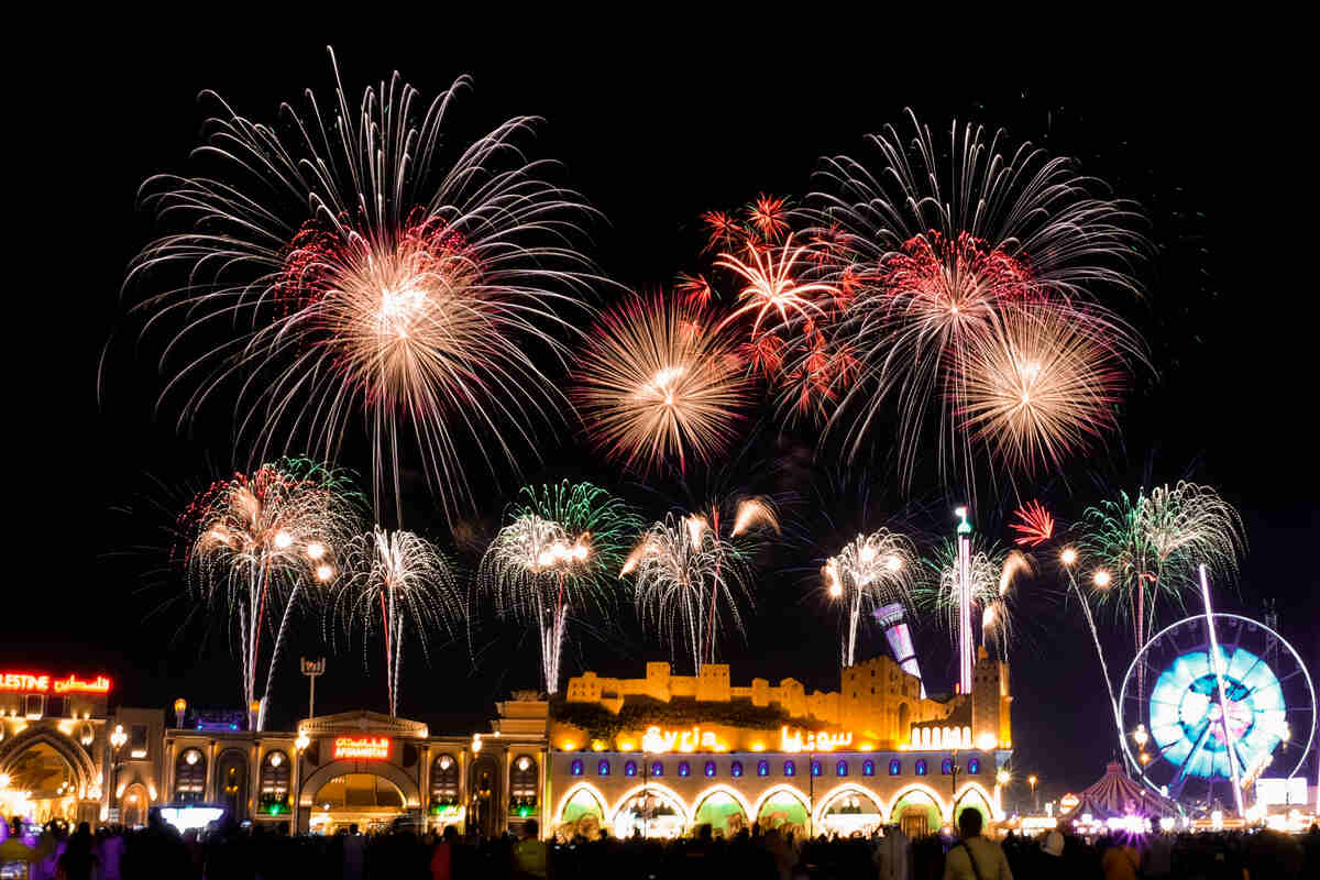 New Year's UAE fireworks