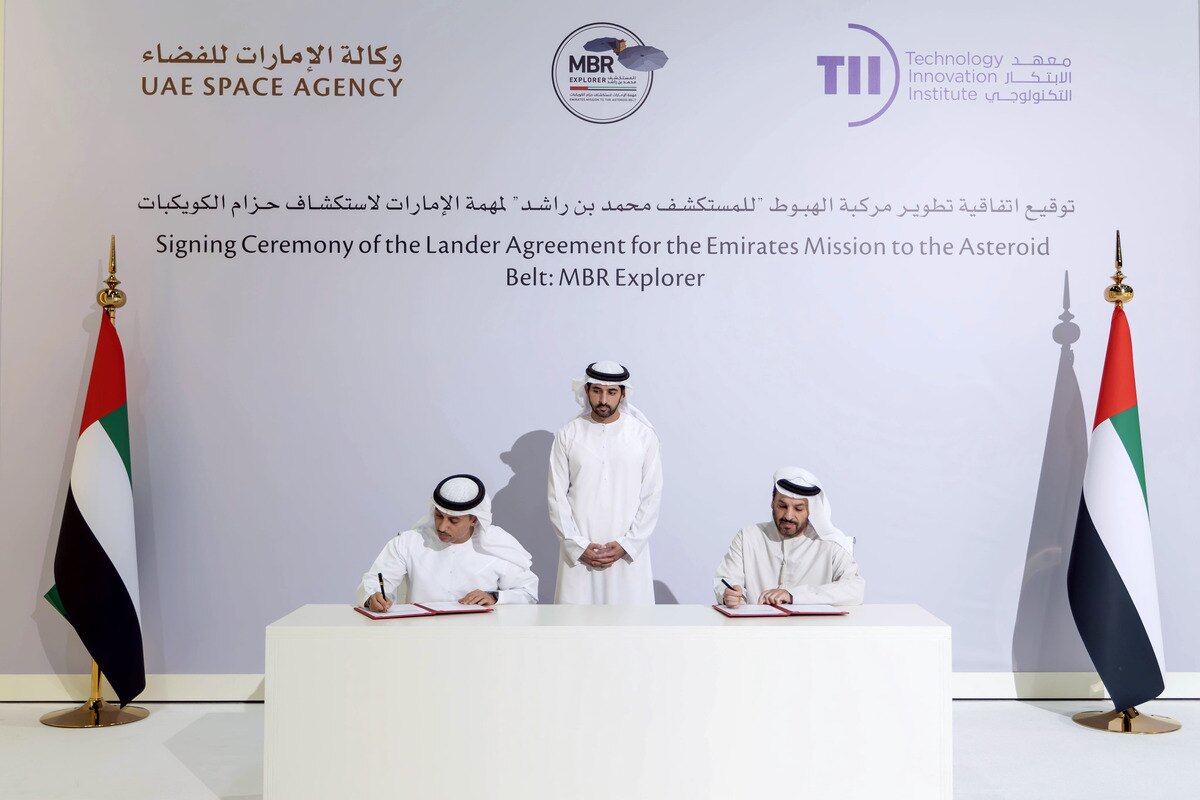Sheikh Hamdan UAE's asteroid mission