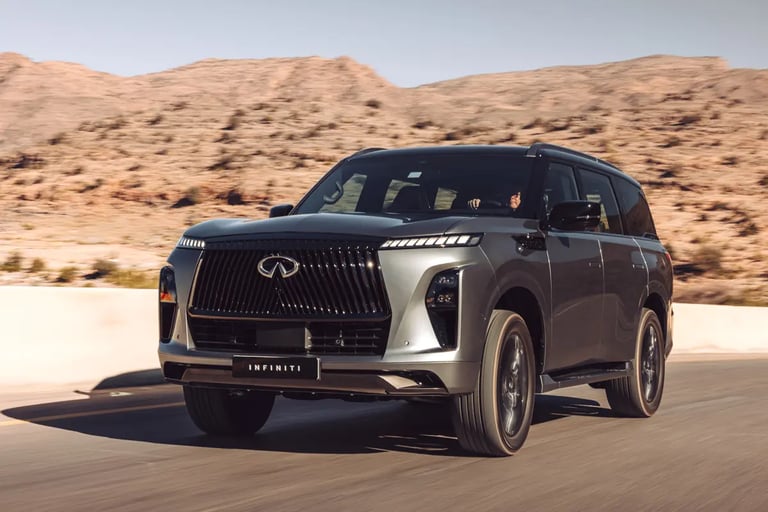 The New 2025 INFINITI QX80: Revamped and ready to conquer