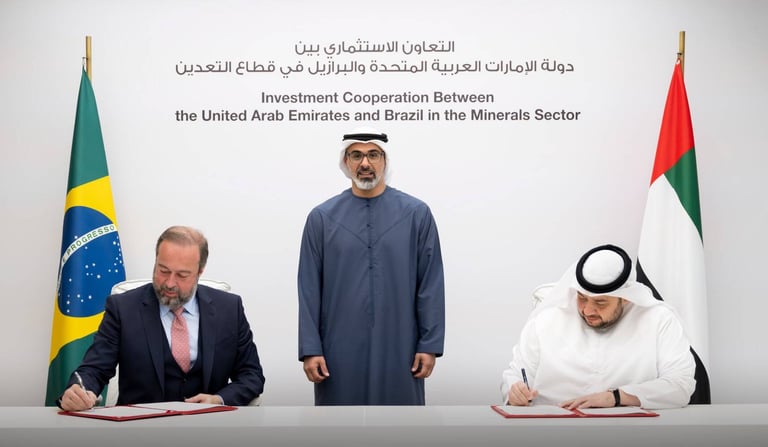 UAE, Brazil formalize mineral exploration MoU for energy and mining collaboration