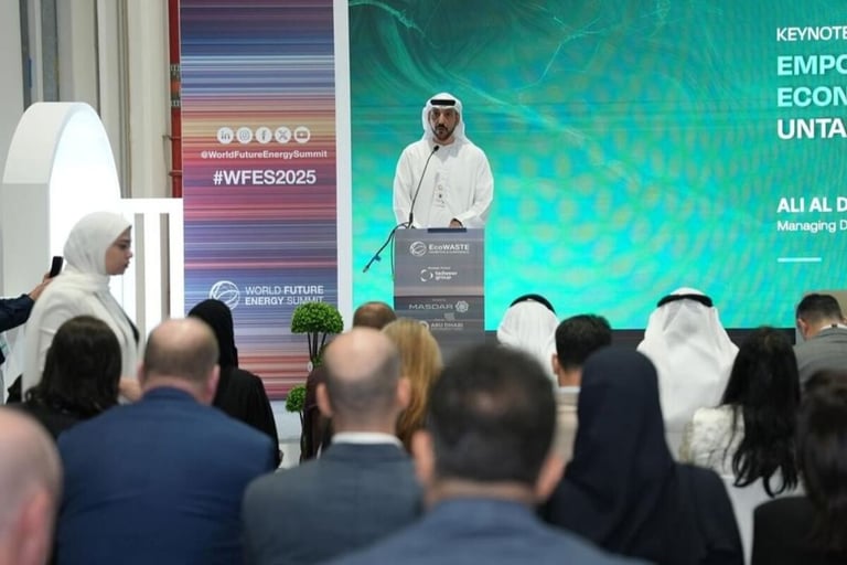 Abu Dhabi’s Tadweer Group launches 40 percent emission reduction plan by 2035