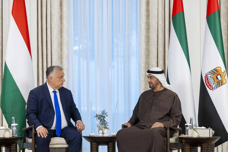 UAE President, Hungary Prime Minister discuss enhancing cooperation in key sectors