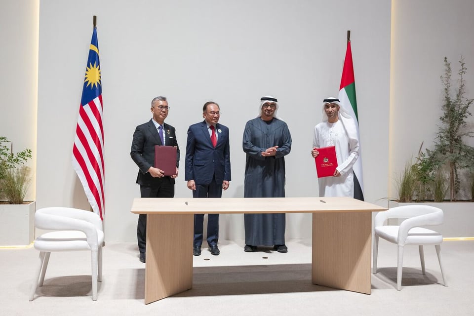 UAE, Malaysia sign CEPA as non-oil bilateral trade grows to $4 billion