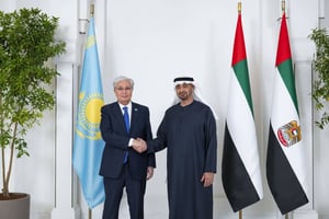 UAE and Kazakhstan Presidents discuss bilateral relations, issues of shared interest