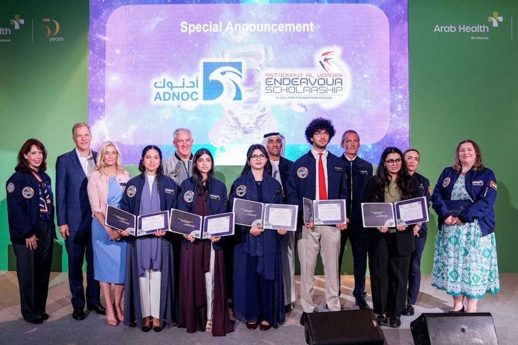 Arab Health 2025: Winners of Astronaut Al Worden Endeavour Scholarship announced