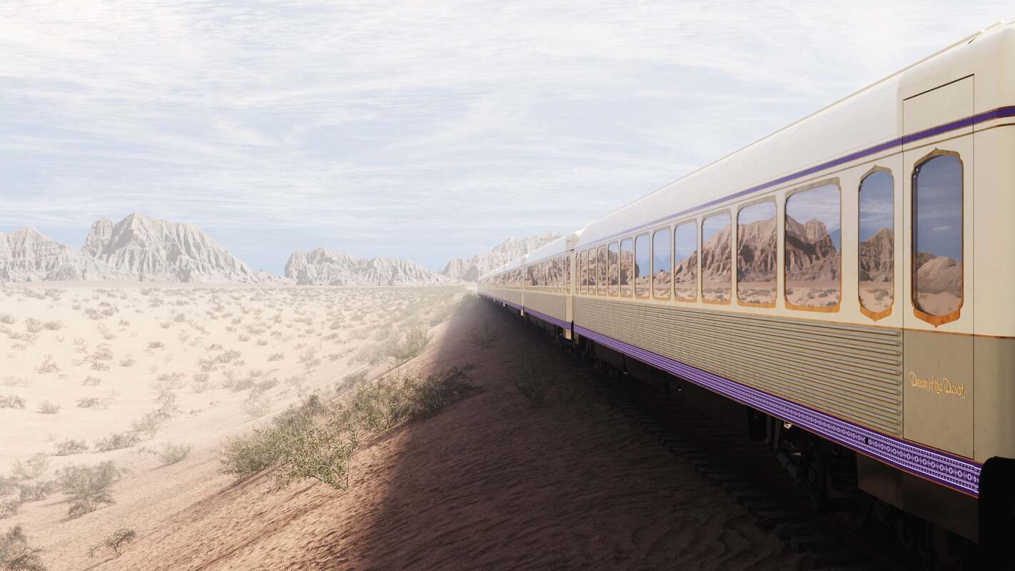 Dream of the Desert Saudi Arabia train