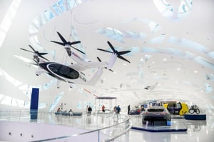 Dubai unveils new air taxi prototype at the Museum of the Future